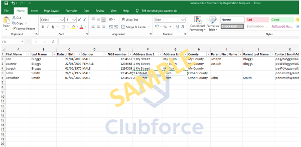 Membership Management Template