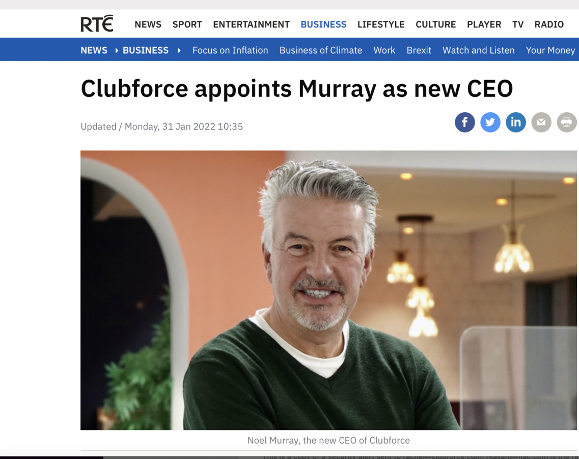 Clubforce appoints Murray as new CEO