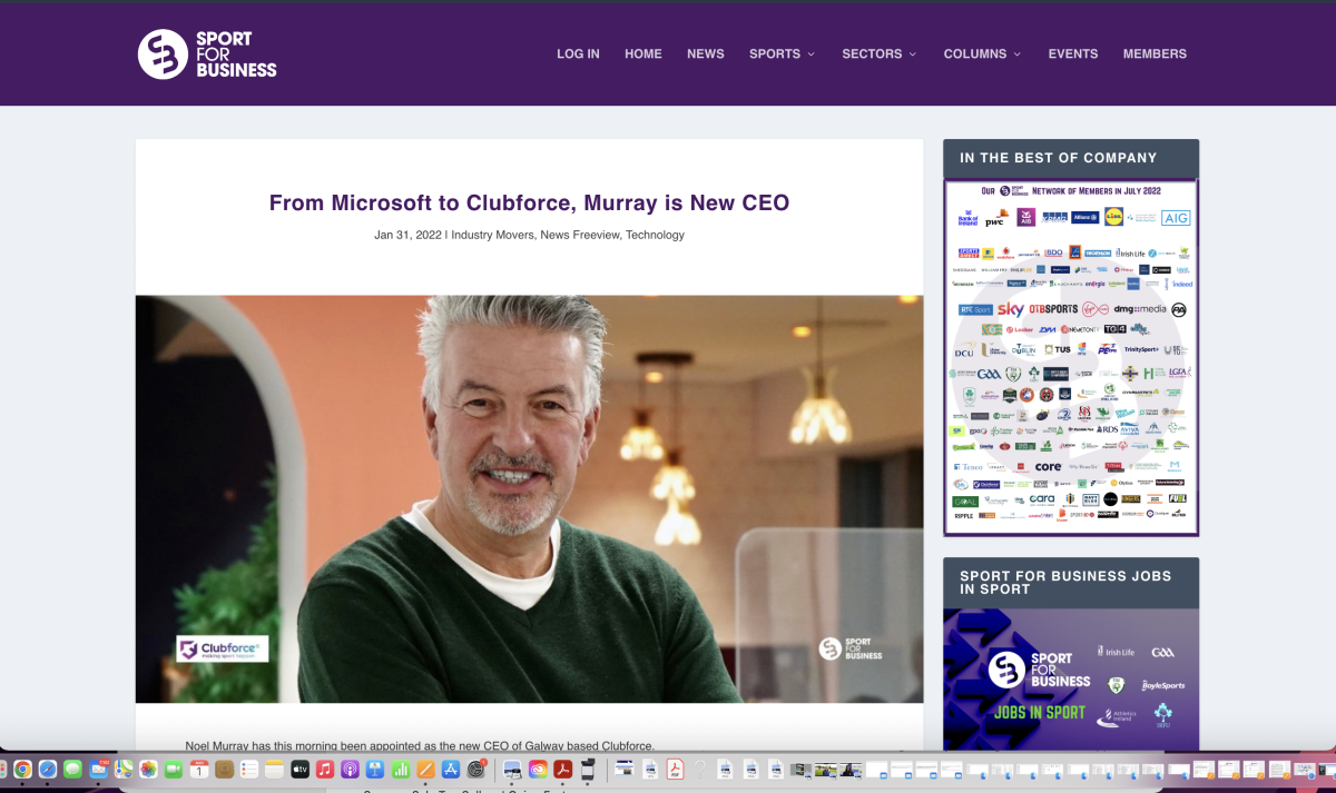 From Microsoft to Clubforce, Murray is New CEO