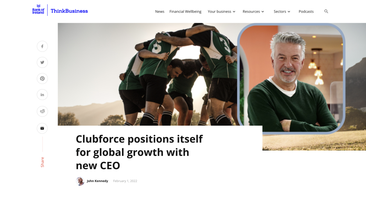 Clubforce positions itself for global growth with new CEO