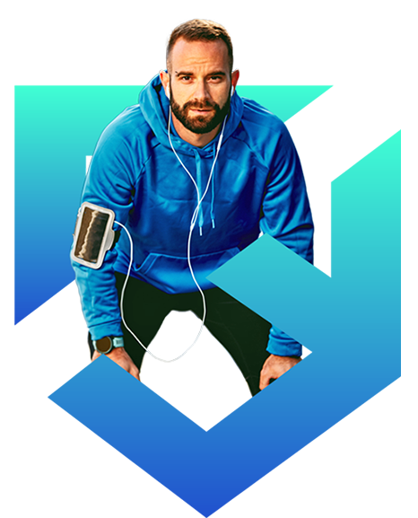 hero image - an athelete