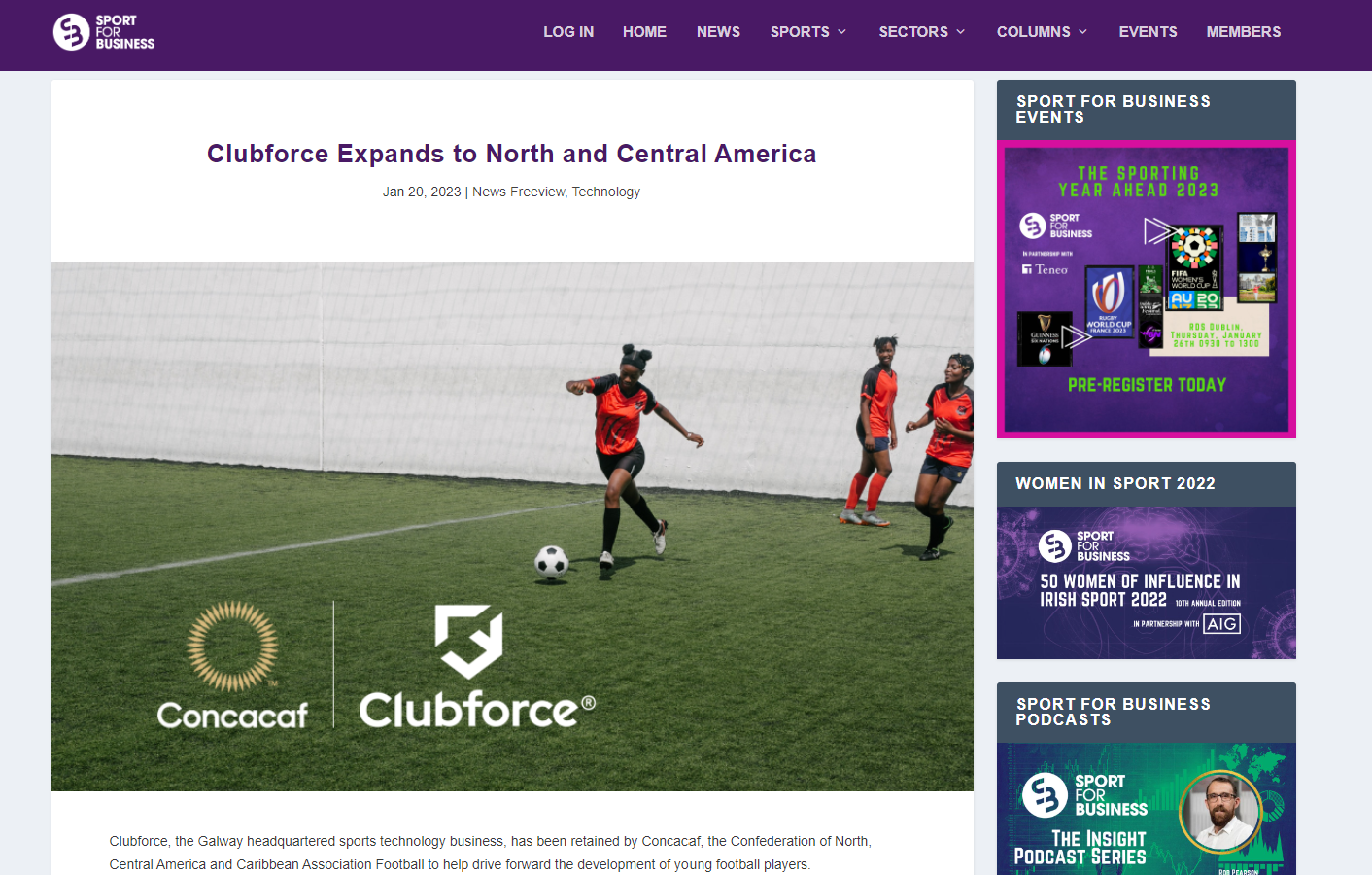 Clubforce Expands to North and Central America